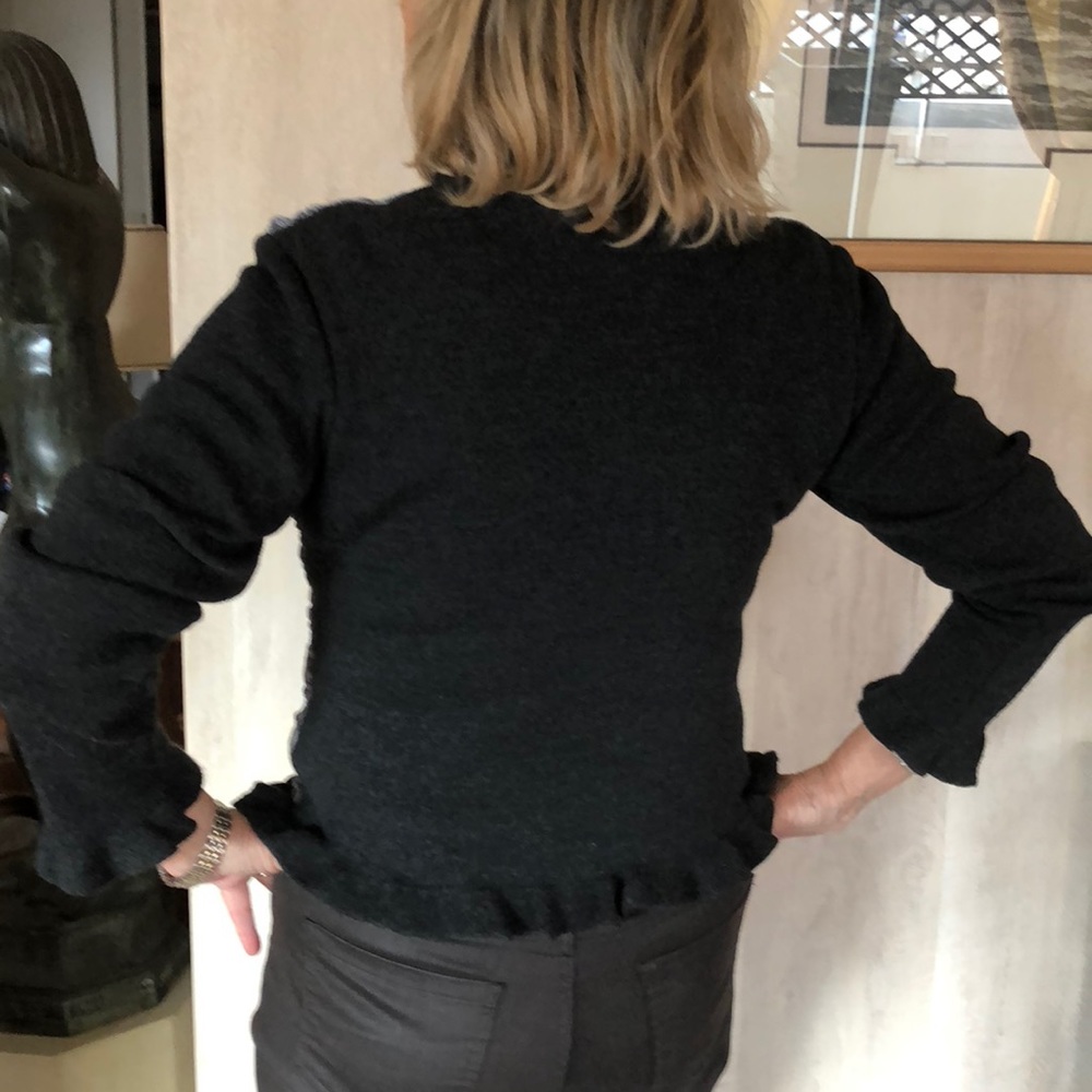 Ruffled Cardigan - Picture 2 of 4